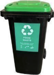 Green lid bin